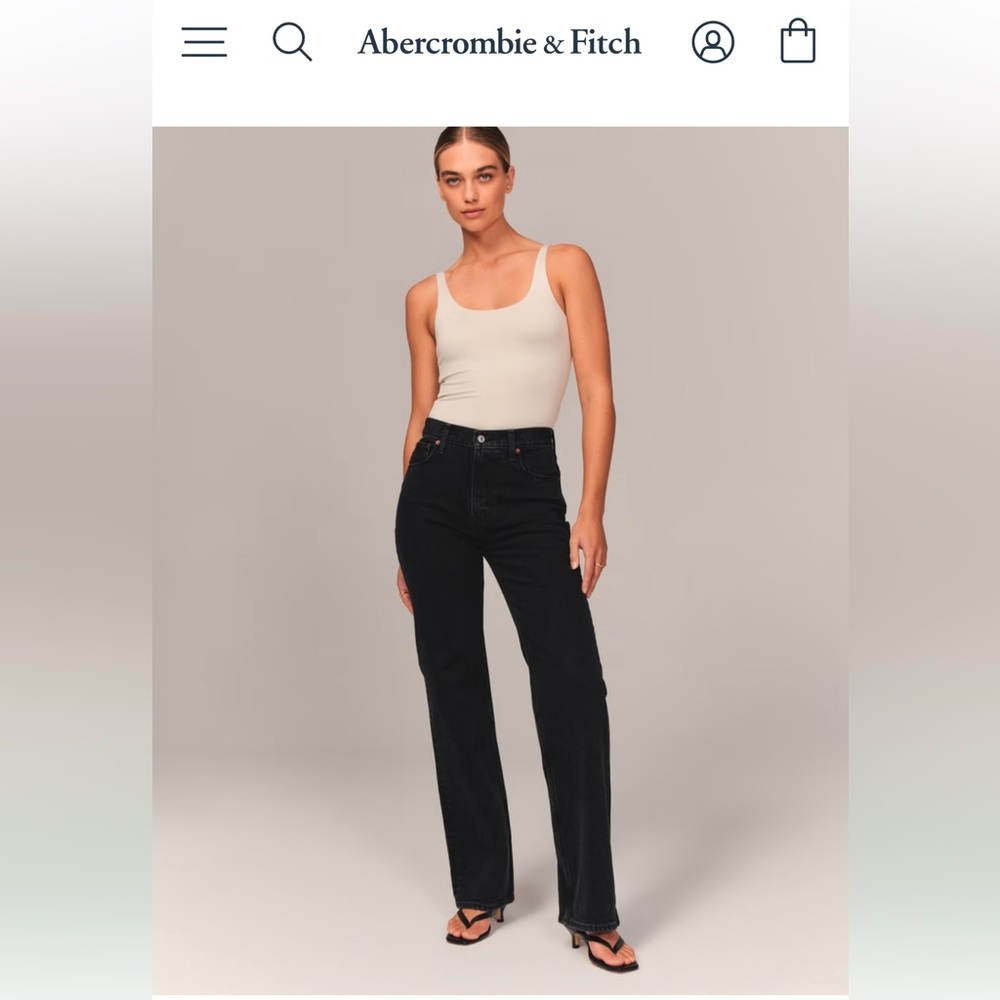 Abercrombie 28 Regular Curve Love 90s Relaxed Jean
